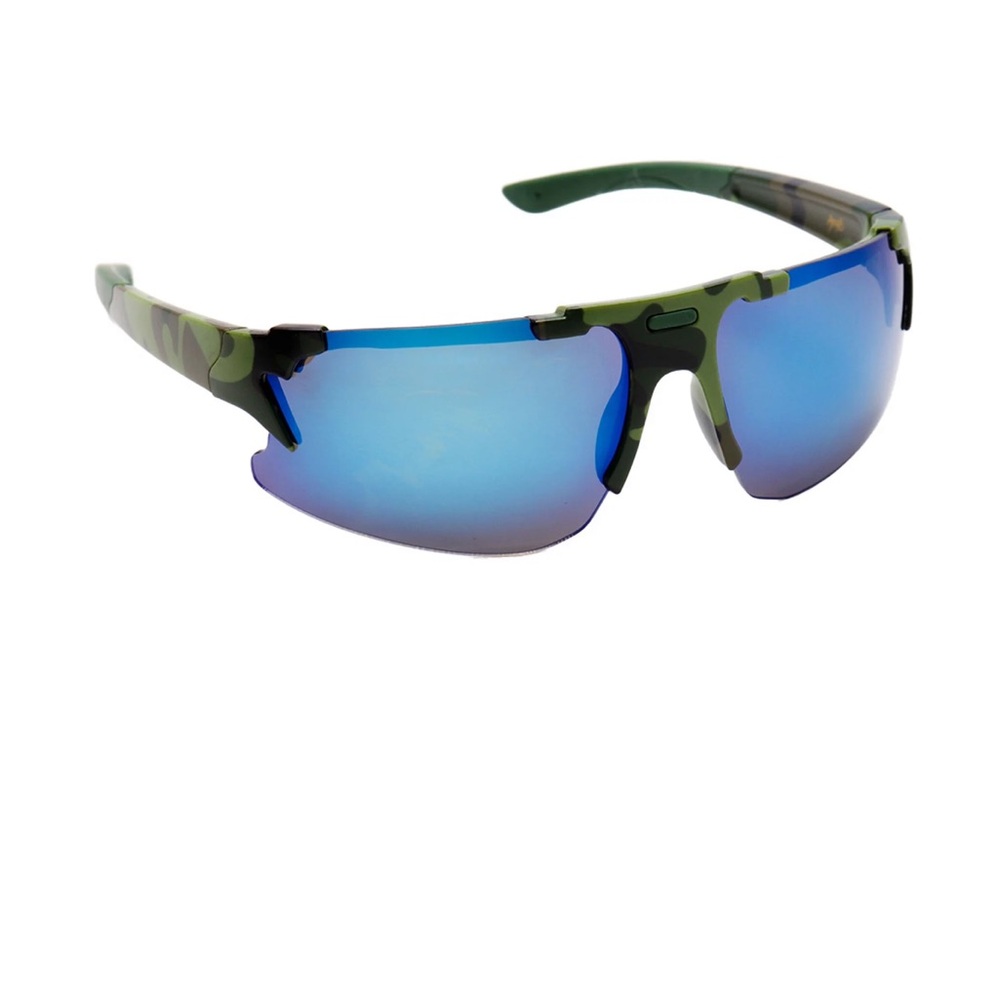U.S Army Boys Sunglasses camouflage sport wrap 100% UV protection  green.